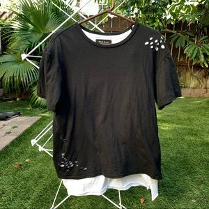 Pacsun ripped tee size M